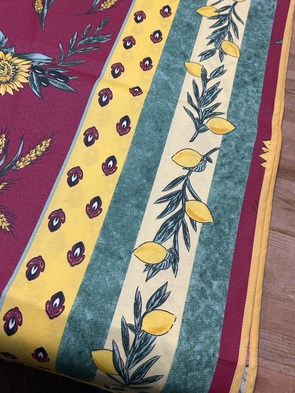 A Touch of Provence French Country Coated Tablecloth 60”x 94” - Picture 5 of 9
